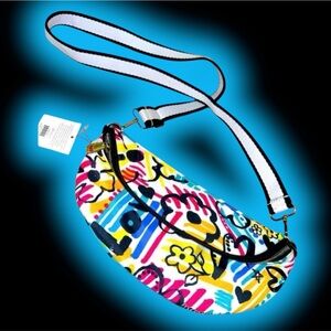 NWT Colorful Brighton Brand New Shoulder Bag Graffiti Style
